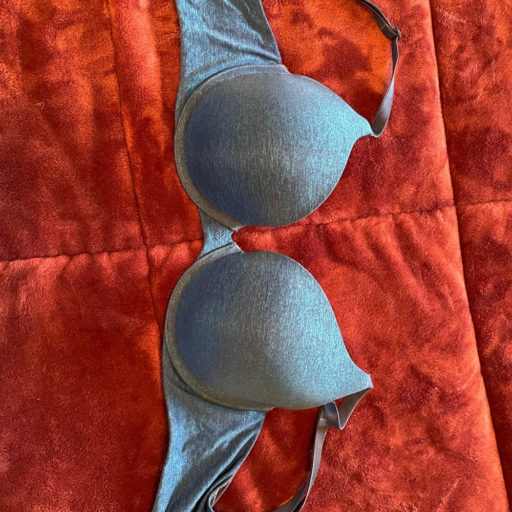 Victoria’s Secret Blue Bra 34D Padded Perfect Coverage